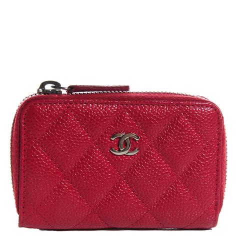 chanel zipped coin purse pink|chanel zipper for sale.